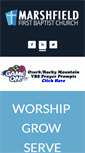 Mobile Screenshot of marshfieldfirst.org
